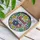 Sweet Land Of Liberty Patriotic Donuts Stars Flowers - Independence Day Home Decor Gift Stained Glass Suncatcher - 3
