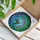 Hummingbird Flower Blossoms Sky Foliage - Wildlife Lover Home Decor Gift Stained Glass Suncatcher - 3