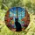 Sleek Black Cat Stained Glass Window Plants Bookshelves Home Decor Gift for Cat Lover Stained Glass Suncatcher - 1