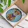 Spectacled Small Dog Newsboy Cap Reading Book Autumn Leaves - Home Decor Gift for Dog Lover Stained Glass Suncatcher - 3