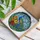 Majestic Fanned Tail Peacock Tropical Flowers - Home Decor Wildlife Lover Gift Stained Glass Suncatcher - 3