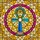 Egyptian Ankh Lotus Flower Stained Glass Mosaic - Home Decor Gift Stained Glass Suncatcher - 5