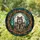 Magnificent Alpha Wolf Golden Eyes Moonlit Forest - Wildlife Lover Home Decor Gift Stained Glass Suncatcher - 1