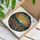 Rolling Mountain Ranges Irises Tulips Delphinium Sun Landscape - Home Decor Gift Stained Glass Suncatcher - 3