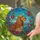 Cocker Spaniel Stained Glass Floral Tiffany Style - Home Decor Gift for Dog Lover Stained Glass Suncatcher - 2