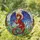 Majestic Winged Dragon Mosaic Forest Foliage - Dragon Lover Home Decor Gift Stained Glass Suncatcher - 1