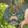 Saguaro Cactus Pink Flower Sombrero Dress Desert Flora Mosaic - Home Decor Gift Stained Glass Suncatcher - 2