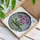 Jewel Tone Potted Phalaenopsis Orchid Flowers Mosaic - Home Decor Gift for Botanical Lover Stained Glass Suncatcher - 3