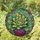 Succulent Rosette Floral High Contrast Tiffany Stained Glass Home Decor Gift Stained Glass Suncatcher - 1