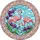 Interacting Flamingos Purple Orchid Tropical Sky - Home Decor Gift for Flamingo Lover Stained Glass Suncatcher - 5