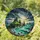 Coastal Landscape Basalt Columns Sea Stacks Emerald Waves Storm Clouds Sunbeams - Home Decor Gift Stained Glass Suncatcher - 1