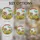 Vintage Bicycle Flower Baskets Welcome Banner Toadstools - Home Decor Gift Stained Glass Suncatcher - 4