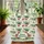 Fuchsia Flamingo Tropical Palm Name Floral Wreath Everyday Carry Gift Quilted Tote Bag - 3
