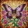 Stained Glass Butterfly Flower Mosaic - Tiffany Style Home Decor Gift for Nature Lover Stained Glass Suncatcher - 5