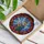 Regal Queen Decanter Elaborate Crown Jewel Border Colorful - Home Decor Gift for Collectors Stained Glass Suncatcher - 3