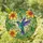 Iridescent Hummingbird Floral Mosaic - Home Decor Gift for Bird Lover Stained Glass Suncatcher - 1