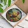 Rooster Berries Wheat Golden Field Rural Landscape - Farmhouse Home Decor Gift for Rooster Lover Stained Glass Suncatcher - 3
