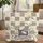 Vintage Thimble Spool Thread Cranes Turtles - Everyday Carry Gift Quilted Tote Bag - 1