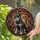 Luminous Miniature Schnauzer Dog Geometric Mosaic - Dog Lover Pet Owner Home Decor Gift Stained Glass Suncatcher - 2