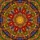 Radiant Sun Petal Mandala Floral Geometric - Home Decor Gift Stained Glass Suncatcher - 5