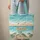 Sea Turtles Ocean Beach Scene Personalized Wooden Sign Everyday Carry Gift Quilted Tote Bag - 6