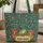 Personalized Curious Frog Log Mushrooms Butterfly - Wildlife Lover Gift Quilted Tote Bag - 1