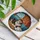 Calico Cat Coffee Cup Ocean Beach Vista - Everyday Home Decor Gift for Cat Lover Stained Glass Suncatcher - 3
