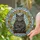 Tiffany Style British Shorthair Cat Amber Eyes Golden Floral - Cat Lover Home Decor Gift Stained Glass Suncatcher - 2