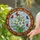 Tiffany Glass White Lily Foliage Butterflies Mosaic - Nature Lover Home Decor Gift Stained Glass Suncatcher - 2