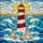 Lighthouse Ocean Waves Seashells - Coastal Decor Gift for Lighthouse Lover Stained Glass Suncatcher - 5