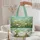 Three White Bunnies Wildflower Garden Floral Foliage - Everyday Carry Gift Quilted Tote Bag - 5