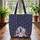 Statue of Liberty New York City Fireworks Star Everyday Carry Gift Quilted Tote Bag - 3