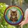 Bengal Cat Stained Glass Concentric Mosaic Jewel Tones - Home Decor Gift for Cat Lover Stained Glass Suncatcher - 2