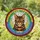 Bengal Cat Stained Glass Concentric Mosaic Jewel Tones - Home Decor Gift for Cat Lover Stained Glass Suncatcher - 1