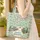 Vintage Camping Trailer Evergreen Wildflower Name Hoop - Travel Essentials Camping Lover Quilted Tote Bag - 4