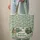 Vintage Camping Trailer Evergreen Wildflower Name Hoop - Travel Essentials Camping Lover Quilted Tote Bag - 6