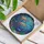 Iridescent Sea Turtles Coral Sea Plants Ocean Depths - Home Decor Gift for Sea Life Lover Stained Glass Suncatcher - 3