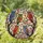 Six Colorful Owls Perched Tree Branches Autumn Leaves - Wildlife Lover Home Decor Gift Stained Glass Suncatcher - 1