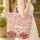 Ornate Vintage Camper Van Hearts Roses Floral Wreath - Valentine's Day Everyday Carry Gift Quilted Tote Bag - 4
