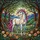 Majestic Unicorn Wildflower Mosaic Stained Glass - Home Decor Gift for Unicorn Lover Stained Glass Suncatcher - 5