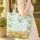 Tulips Garden Bouquet Heart Wreath Green Foliage - Everyday Carry Gift Quilted Tote Bag - 4