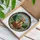 Golden Retriever Puppy on Suitcase Outdoor Pathway - Home Decor Gift for Dog Lover Stained Glass Suncatcher - 3