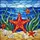 Starfish Ocean Waves Seashells Sand - Coastal Home Decor Gift for Sea Lover Stained Glass Suncatcher - 5