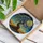Gnarled Tree of Life Full Moon Glowing Orbs Rolling Hills Cloudy Sky - Home Decor Gift Stained Glass Suncatcher - 3