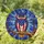 American Flag Owl Lightning Storm - Patriotic Home Decor Gift for Veterans Stained Glass Suncatcher - 1