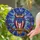 American Flag Owl Lightning Storm - Patriotic Home Decor Gift for Veterans Stained Glass Suncatcher - 2