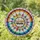 Smiling Crayon Faces Radial Sun Rays 'Colorful World' Rainbow Frame - Home Decor Gift Stained Glass Suncatcher - 1