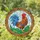 Stained Glass Rooster Farmhouse Circle Home Decor Gift Stained Glass Suncatcher - 1