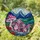 Pink Imp Creatures Tiffany Stained Glass Mushroom Landscape - Home Decor Gift Stained Glass Suncatcher - 1