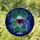 2D Flat, 2D Flat Print, 1pc, Sun Catcher, Decorative Hanging Ornament 5.12*5.91in, Grape Wine Pattern Decoration, Lifestyle, Creates an Elegant Atmosphere, Enjoy a Sweet Life-like Home Decor, Birthday Gift, Suitable for Aesthetic Lovers, Living Room Stained Glass Suncatcher - 1